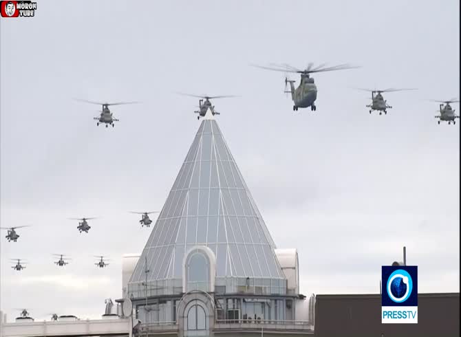 Video :A spectacular military demonstration in the air to commemorate the defeat of the Nazis (Moscow)